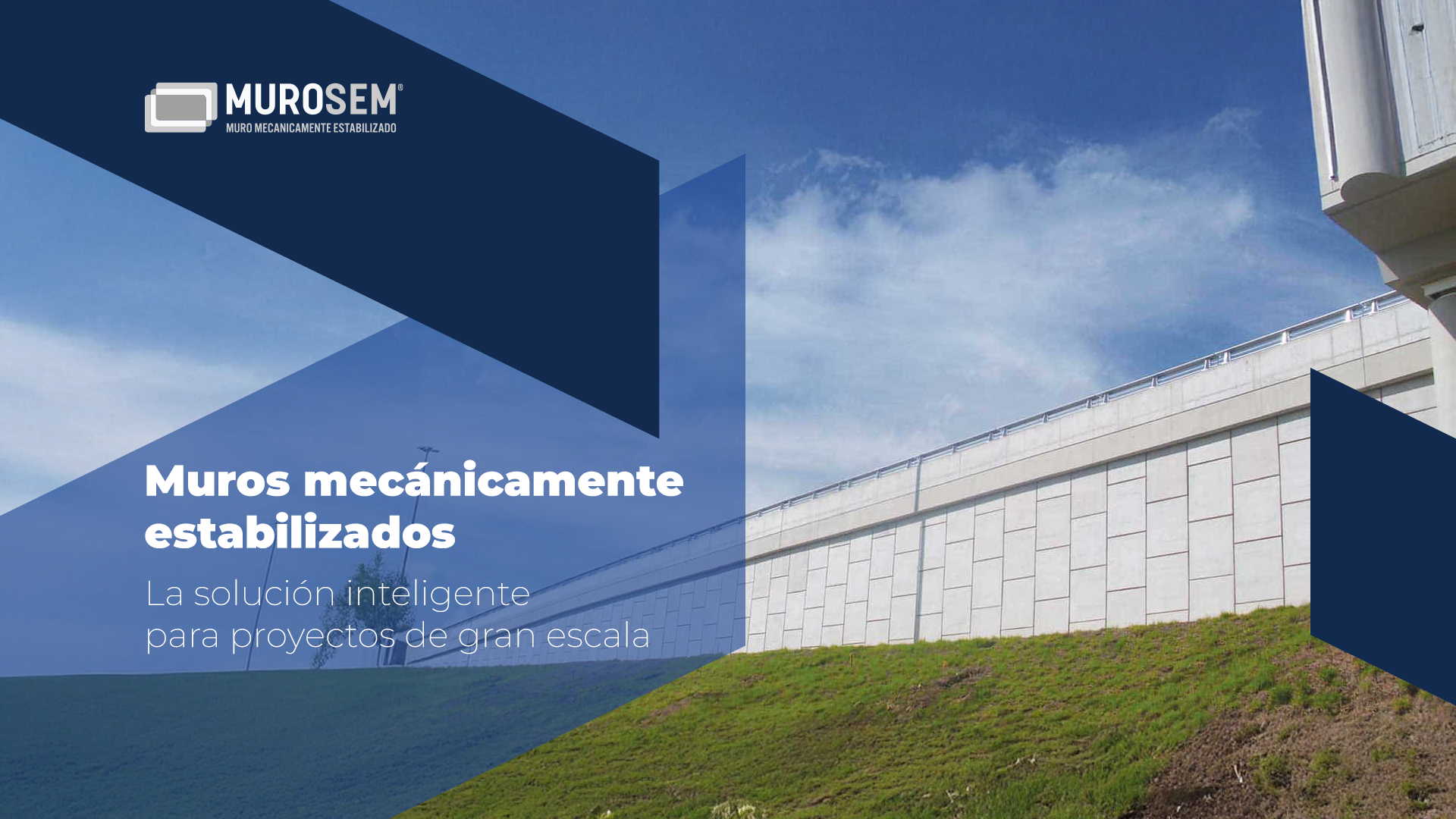 Muros mecánicamente estabilizados: la solución inteligente para proyectos de gran escala