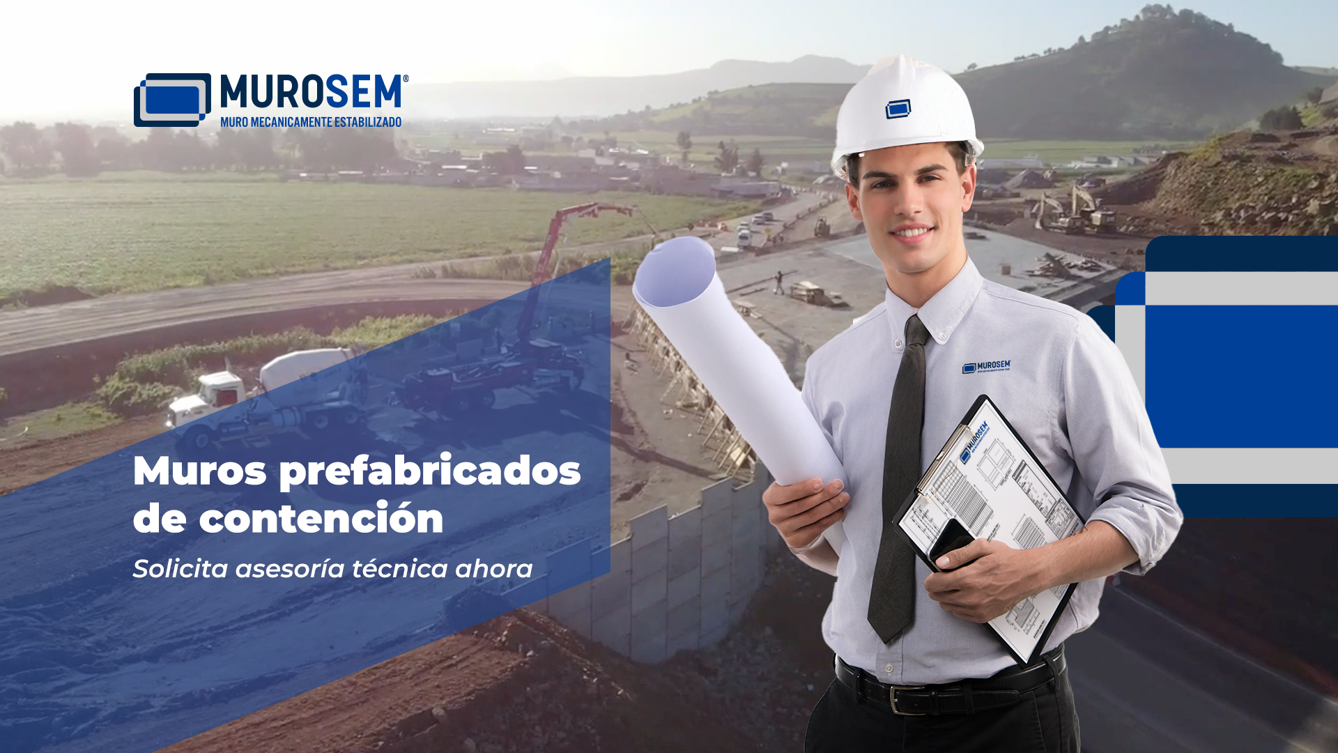 Muros prefabricados de contención – Solicita asesoría técnica ahora