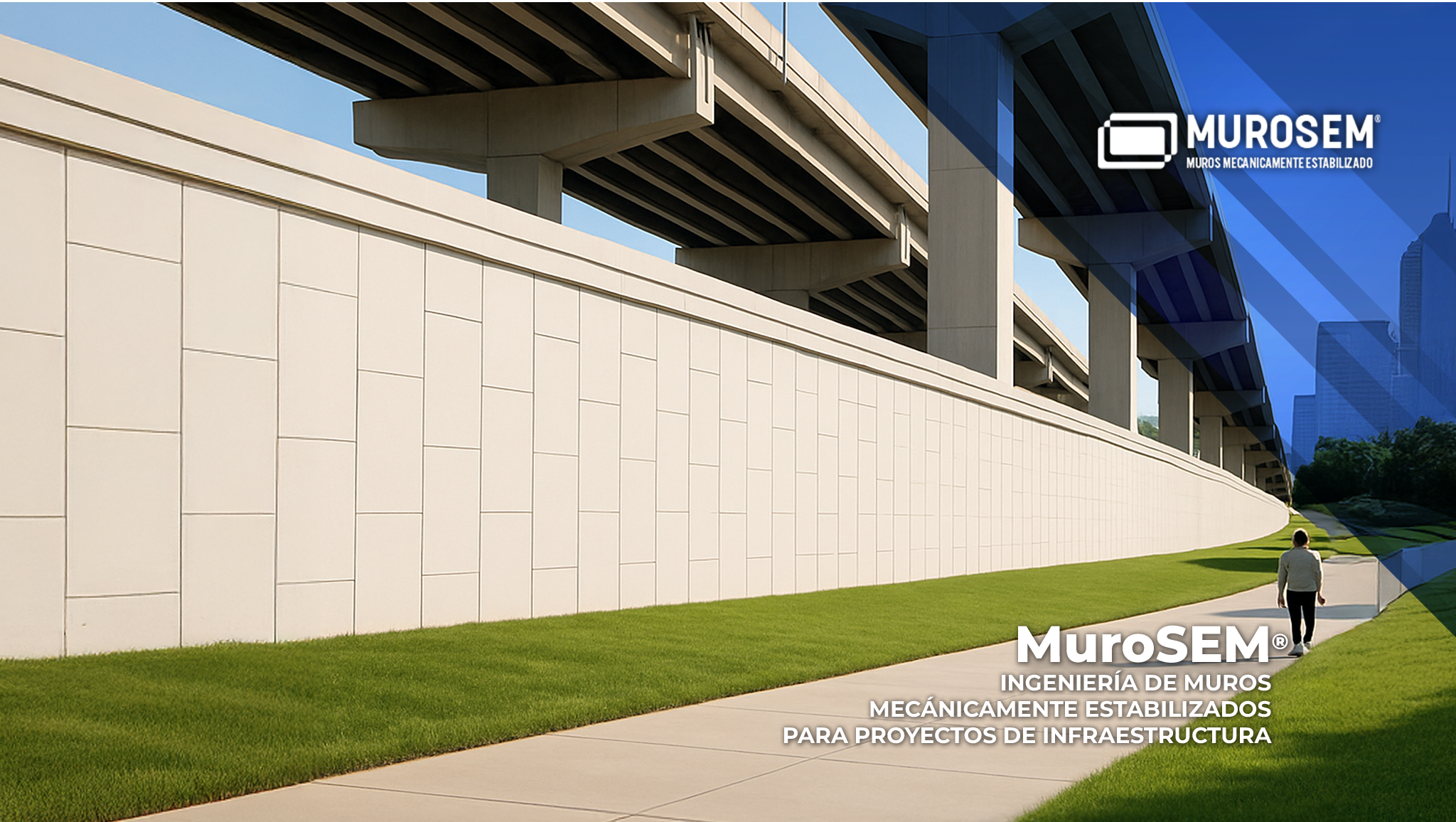 Muros SEM: ingeniería de muros mecánicamente estabilizados para proyectos de infraestructura